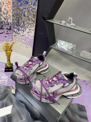 3XL SNEAKER IN PURPLE MIX GRAY MESH AND POLYURETHANE