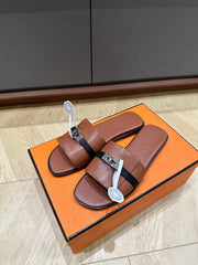 GABRIEL SANDAL CINNAMON CALFSKIN