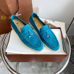LP SUMMER CHARMS WALK LOAFERS CERULEAN SUEDE