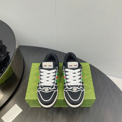 GG Screener With Web Neoprene Low Top Sneakers Black