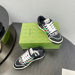 GG Screener With Web Neoprene Low Top Sneakers Black