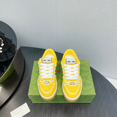 GG Screener With Web Neoprene Low Top Sneakers Yellow