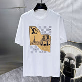 LV T-SHIRT IN WHITE COTTON EIFFEL TOWER PRINT 238804