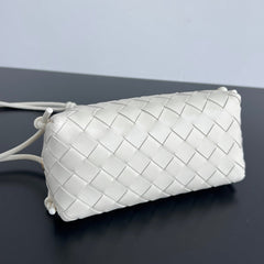 CONCERT POUCH 18 IN WHITE LAMBSKIN