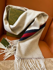 GUCCI 25S SCARF 190 IN WOOL 636370