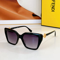 FF DIAMONDS SQUARE FRAME SUNGLASSES FE40161I IN ACETATE