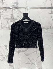 YSL 25S V-NECK TOP STYLE 125