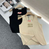 Miu Hand-beaded camisole