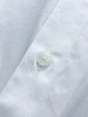 LV SHORT-SLEEVED SHIRT IN WHITE COTTON COLORFUL LOGO 238812