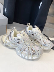 3XL EXTREME LACE SNEAKER BEIGE AND GRAY