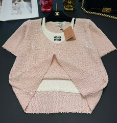 Miu 25 V- Neck Shirt Wool 232747