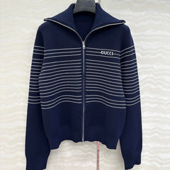 GUCCI ZIP-UP KNITTED JACKET STYLE 144