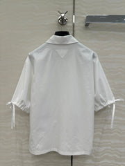 PRADA FASHION WHITE SHIRT 263951