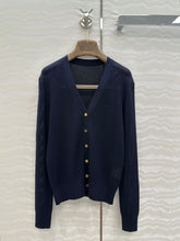 LP NAVY BLUE V-NECK KNIT CARDIGAN