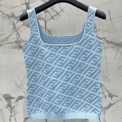 FEND 25S JACQUARD KNIT VEST 264229