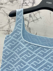 FEND 25S JACQUARD KNIT VEST 264229