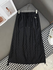 LONGLINE SKIRT STRUCTURED JACQUARD