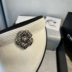 CC SUN HAT MODEM WHITE WITH FLOWER 673933