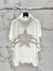 DIOR 25S TURTLENECK PONCHO SWEATER STYLE 383
