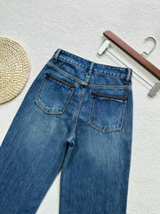 CHANEL 25S WIDE-LEG DENIM JEANS 273