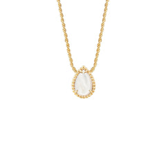 SERPENT BOHEME MOP PINK GOLD NECKLACE