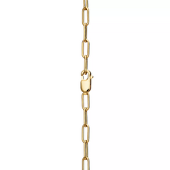 LOCK NECKLACE MEDIUM PENDANT GOLD PAVED DIAMONDS