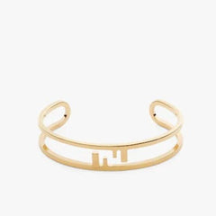 O'LOCK OPEN BRACELET GOLD