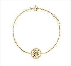 STAR DIAMOND MOP GOLD NECKLACE