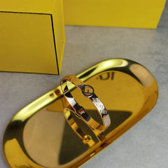 FF LOGO BRACELET SILVER