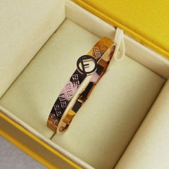 FF LOGO BRACELET SILVER