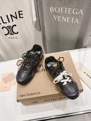 NBxMIU SNEAKER 530 IN BLACK CALFSKIN