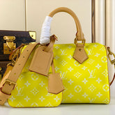 SPEEDY P9 BANDOULIÈRE 25 IN YELLOW MONOGRAM CALFSKIN