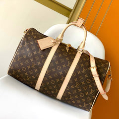 LV KEEPALL 45 BANDOULIERE MONOGRAM CANVAS