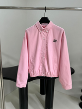 MM CLASSIC SHIRT JACKET IN PINK COTTON