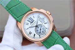 CALIBRE DIVER 42 AUTOMATIC ROSE GOLD CASE WHITE DIAL