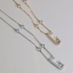 MOVE UNO OPEN DIAMOND NECKLACE