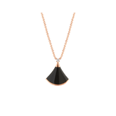 DREAM NECKLACE ONYX 1 DIAMOND