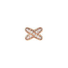 JEUX DE PINK GOLD DIAMOND EARRINGS