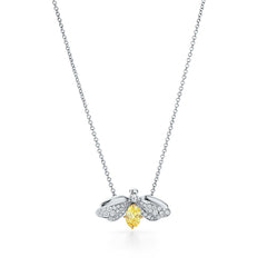 PAPER FLOWERS YELLOW DIAMOND FIREFLY PENDANT