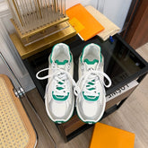 LV RUN 55 SNEAKER WHITE GREEN