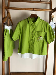 LOEWE SHIRT & SHORTS SET STYLE 148