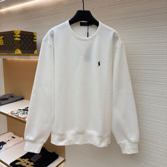 RALPH LAUREN 25S FLEECE SWEATSHIRT WITH EMBROIDERED LOGO 262