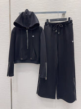 CELINE 25S WIDE-LEG PANTS HOODIE SET 0136