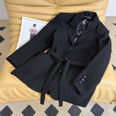 CHANEL 25S BELTED LAPEL COAT 286