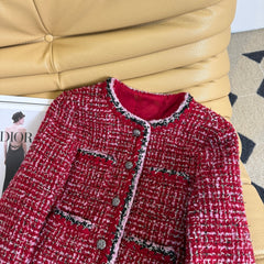 CHANEL 25S TWEED COAT 287