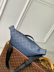 RUSH BUMBAG 30 IN DARK BLUE MONOGRAM SHADOW CALFSKIN