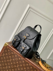 BACKUP BACKPACK 22 IN BLACK MONOGRAM EMPREINTE LEATHER