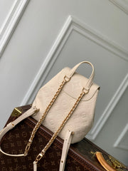 BACKUP BACKPACK 22 IN CREAM MONOGRAM EMPREINTE LEATHER