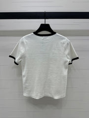 CELINE SHORT SLEEVE SWEATER 269457
