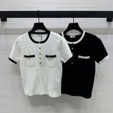 CELINE SHORT SLEEVE SWEATER 269457